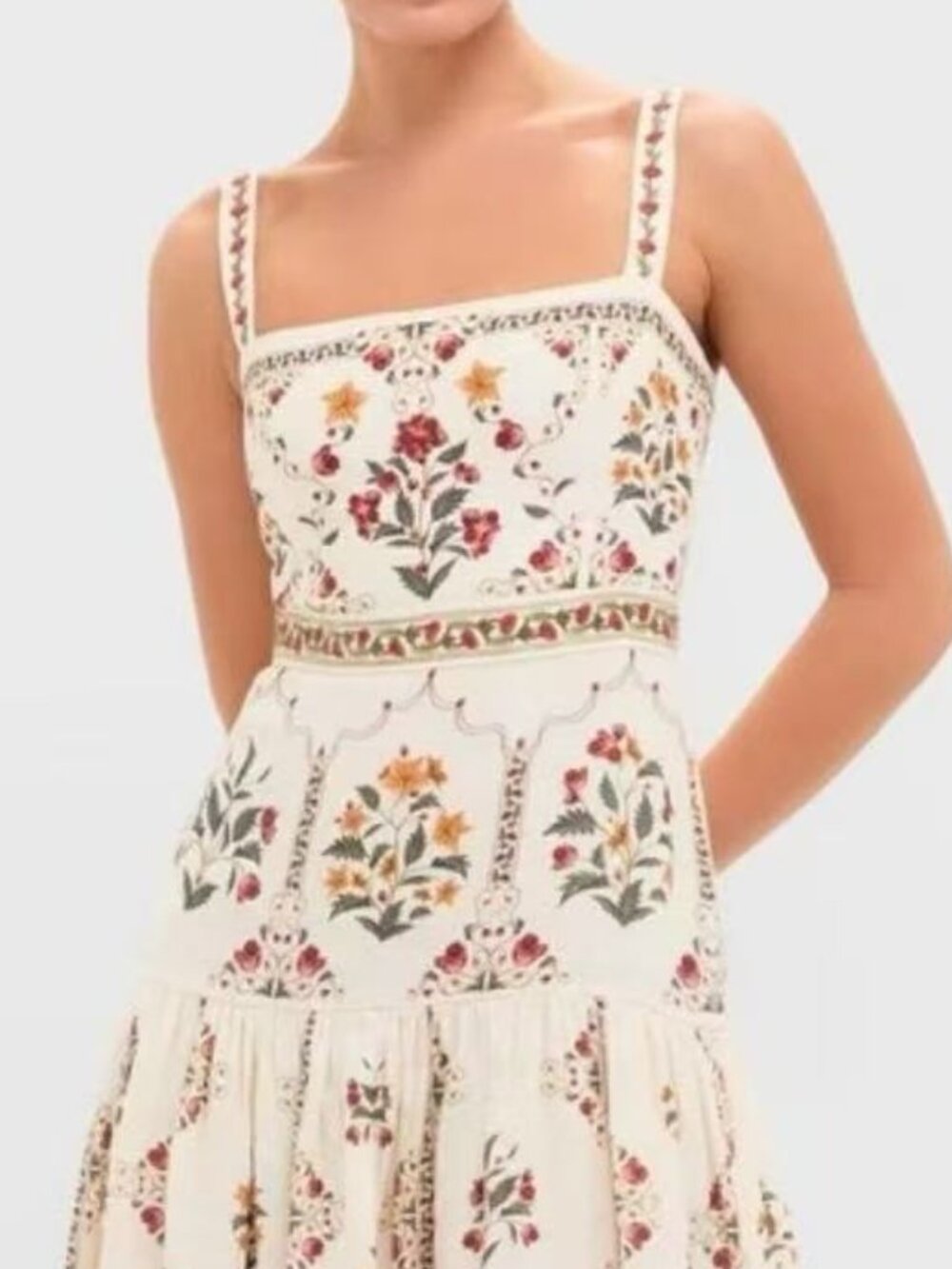 Zimmermann Women’s Cream Floral Embroidered Maxi Dress - Picture 4 of 6